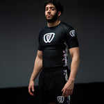 phalanx bjj rash guard for jiu jitsu and mma, perfect for no gi JJ or gi jiujitsu, short sleeve rashguard, wear at Spartan Race, Tough Mudder, Yoga - all athletics!
