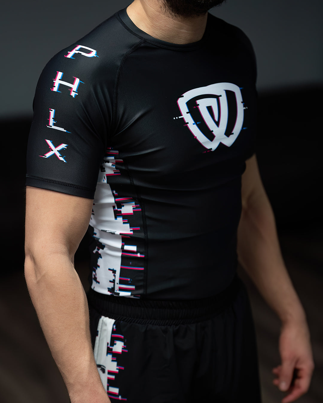 phalanx bjj rash guard for jiu jitsu and mma, perfect for no gi JJ or gi jiujitsu, short sleeve rashguard, wear at Spartan Race, Tough Mudder, Yoga - all athletics!