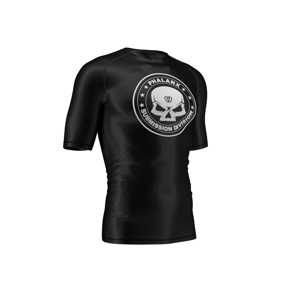 phalanx bjj rash guard for jiu jitsu and mma, perfect for no gi JJ or gi jiujitsu, short sleeve rashguard, wear at Spartan Race, Tough Mudder, Yoga - all athletics!