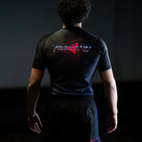 phalanx bjj rash guard for jiu jitsu and mma, perfect for no gi JJ or gi jiujitsu, short sleeve rashguard, wear at Spartan Race, Tough Mudder, Yoga - all athletics!