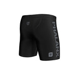 Phalanx jiu jitsu vale tudo shorts for BJJ, MMA, and nogi JJ. Perfect for No Gi Jiu Jitsu or Brazilian Jiu-Jitsu and Mixed Martial Arts - all grappling and wrestling compression shorts, works great for all combat sports as well as surfing and yoga!