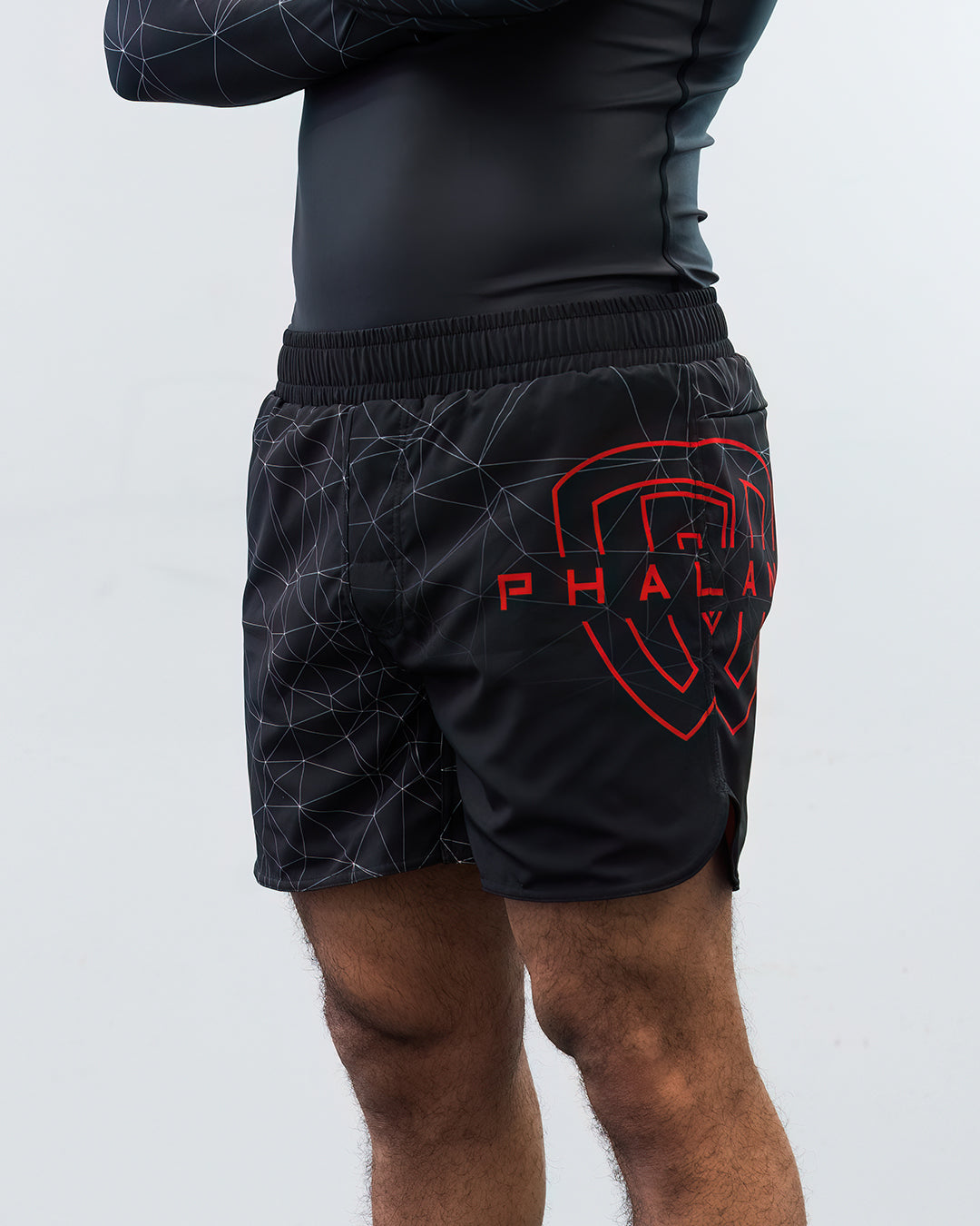 Phalanx Jiu-jitsu BJJ fight shorts are perfect for training jiu-jitsu, No-Gi, grappling, MMA—mixed martial arts, Brazilian Jiu-jitsu, wrestling, and judo. It is also perfect for no gi JJ or gi jiu jitsu, and it can be worn at Spartan Race, Tough Mudder, Yoga, Surfing, Fitness—all athletics!