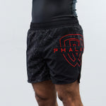 Phalanx Jiu-jitsu BJJ fight shorts are perfect for training jiu-jitsu, No-Gi, grappling, MMA—mixed martial arts, Brazilian Jiu-jitsu, wrestling, and judo. It is also perfect for no gi JJ or gi jiu jitsu, and it can be worn at Spartan Race, Tough Mudder, Yoga, Surfing, Fitness—all athletics!