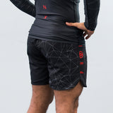 Phalanx Jiu-jitsu BJJ fight shorts are perfect for training jiu-jitsu, No-Gi, grappling, MMA—mixed martial arts, Brazilian Jiu-jitsu, wrestling, and judo. It is also perfect for no gi JJ or gi jiu jitsu, and it can be worn at Spartan Race, Tough Mudder, Yoga, Surfing, Fitness—all athletics!
