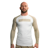 phalanx bjj rash guard for jiu jitsu and mma, perfect for no gi JJ or gi jiujitsu, long sleeve rashguard, wear at Spartan Race, Tough Mudder, Yoga - all athletics!