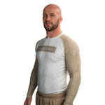 phalanx bjj rash guard for jiu jitsu and mma, perfect for no gi JJ or gi jiujitsu, long sleeve rashguard, wear at Spartan Race, Tough Mudder, Yoga - all athletics!