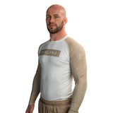 phalanx bjj rash guard for jiu jitsu and mma, perfect for no gi JJ or gi jiujitsu, long sleeve rashguard, wear at Spartan Race, Tough Mudder, Yoga - all athletics!
