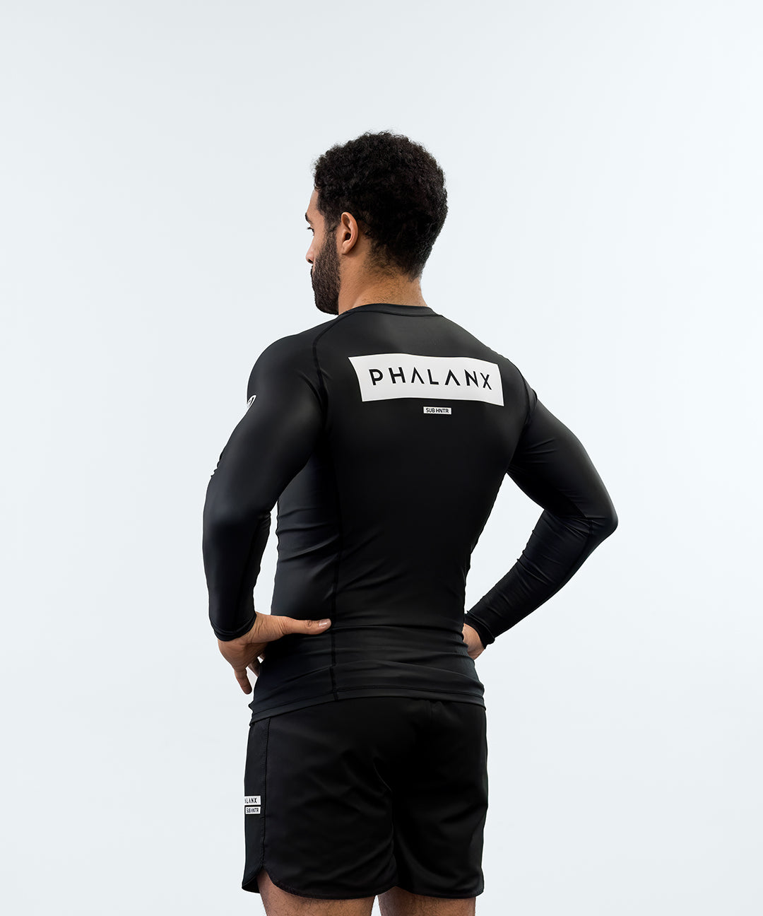 Phalanx Jiu-jitsu BJJ long-sleeve rash guard is perfect for training jiu-jitsu, no-gi grappling, MMA—mixed martial arts, Brazilian Jiu-jitsu, wrestling, and judo. It is also perfect for no-gi JJ or gi jiu-jitsu, and it can be worn at Spartan Race, Tough Mudder, Yoga—all athletics!