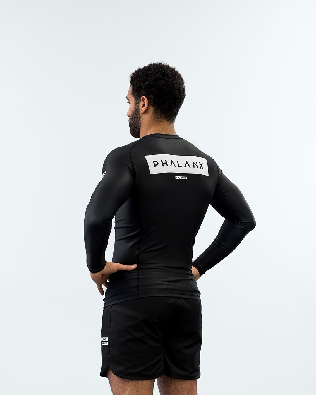 Phalanx Jiu-jitsu BJJ long-sleeve rash guard is perfect for training jiu-jitsu, no-gi grappling, MMA—mixed martial arts, Brazilian Jiu-jitsu, wrestling, and judo. It is also perfect for no-gi JJ or gi jiu-jitsu, and it can be worn at Spartan Race, Tough Mudder, Yoga—all athletics!