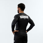 Phalanx Jiu-jitsu BJJ long-sleeve rash guard is perfect for training jiu-jitsu, no-gi grappling, MMA—mixed martial arts, Brazilian Jiu-jitsu, wrestling, and judo. It is also perfect for no-gi JJ or gi jiu-jitsu, and it can be worn at Spartan Race, Tough Mudder, Yoga—all athletics!