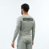 Phalanx Jiu-jitsu BJJ long-sleeve rash guard is perfect for training jiu-jitsu, no-gi grappling, MMA—mixed martial arts, Brazilian Jiu-jitsu, wrestling, and judo. It is also perfect for no-gi JJ or gi jiu-jitsu, and it can be worn at Spartan Race, Tough Mudder, Yoga—all athletics!