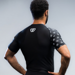 phalanx bjj rash guard for jiu jitsu and mma, perfect for no gi JJ or gi jiujitsu, short sleeve rashguard, wear at Spartan Race, Tough Mudder, Yoga - all athletics!