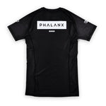phalanx bjj rash guard for jiu jitsu and mma, perfect for no gi JJ or gi jiujitsu, short sleeve rashguard, wear at Spartan Race, Tough Mudder, Yoga - all athletics!