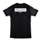 phalanx bjj rash guard for jiu jitsu and mma, perfect for no gi JJ or gi jiujitsu, short sleeve rashguard, wear at Spartan Race, Tough Mudder, Yoga - all athletics!