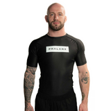 phalanx bjj rash guard for jiu jitsu and mma, perfect for no gi JJ or gi jiujitsu, short sleeve rashguard, wear at Spartan Race, Tough Mudder, Yoga - all athletics!