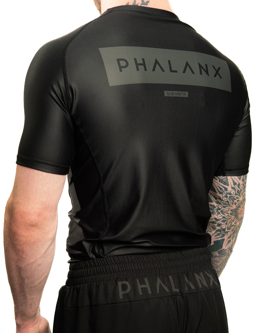 phalanx bjj rash guard for jiu jitsu and mma, perfect for no gi JJ or gi jiujitsu, short sleeve rashguard, wear at Spartan Race, Tough Mudder, Yoga - all athletics!