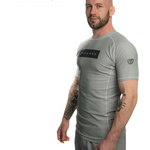 phalanx bjj rash guard for jiu jitsu and mma, perfect for no gi JJ or gi jiujitsu, short sleeve rashguard, wear at Spartan Race, Tough Mudder, Yoga - all athletics!