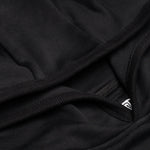 Phalanx Jiu Jitsu premium black oversized hoodie with ranked print, fully enclosed front pocket & patchwork. Made from uniquely sourced premium French terry fabric. High-level Brazilian Jiu-jitsu athletic apparel, the best brand in No Gi.