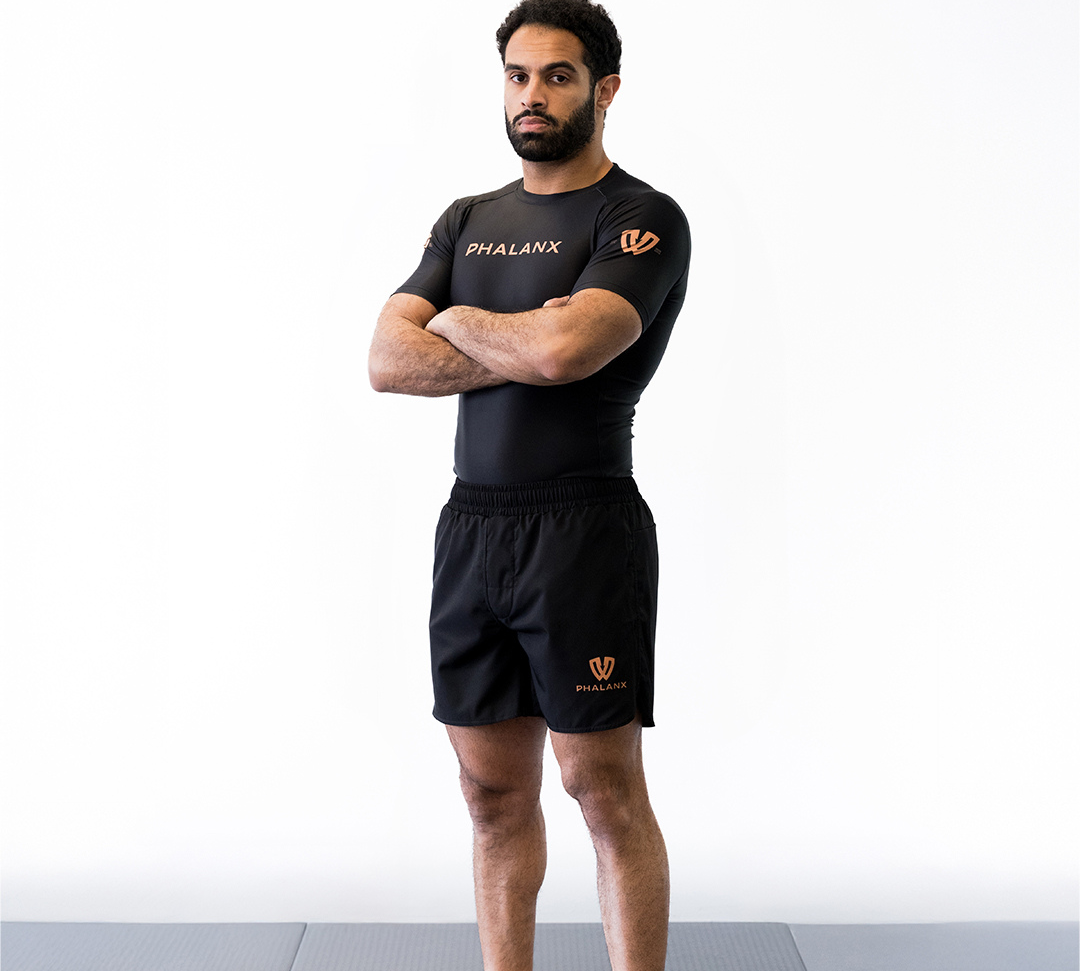 Phalanx Jiu-jitsu BJJ fight shorts are perfect for training jiu-jitsu, No-Gi, grappling, MMA—mixed martial arts, Brazilian Jiu-jitsu, wrestling, and judo. It is also perfect for no gi JJ or gi jiu jitsu, and it can be worn at Spartan Race, Tough Mudder, Yoga, Surfing, Fitness—all athletics!