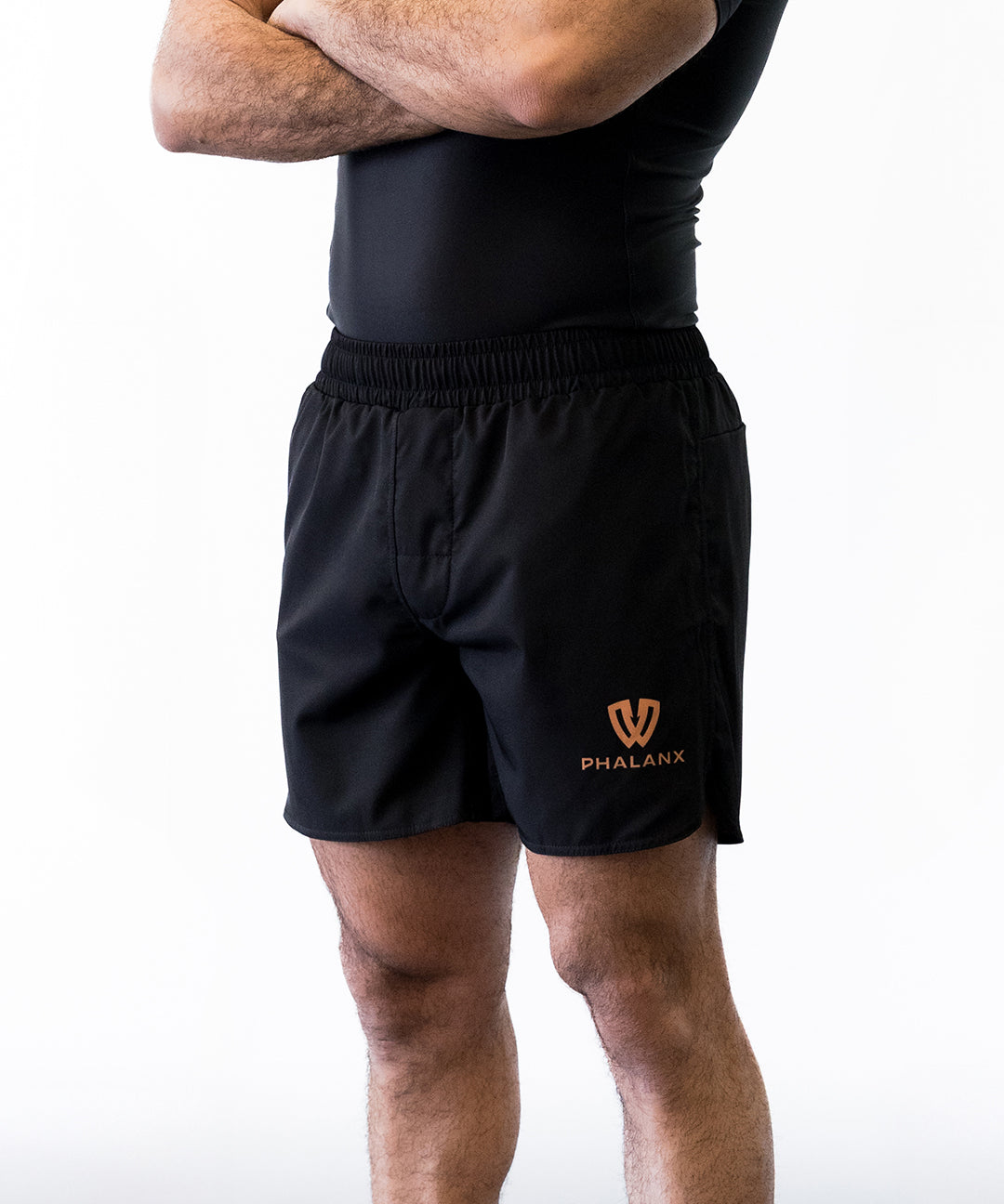 Phalanx Jiu-jitsu BJJ fight shorts are perfect for training jiu-jitsu, No-Gi, grappling, MMA—mixed martial arts, Brazilian Jiu-jitsu, wrestling, and judo. It is also perfect for no gi JJ or gi jiu jitsu, and it can be worn at Spartan Race, Tough Mudder, Yoga, Surfing, Fitness—all athletics!
