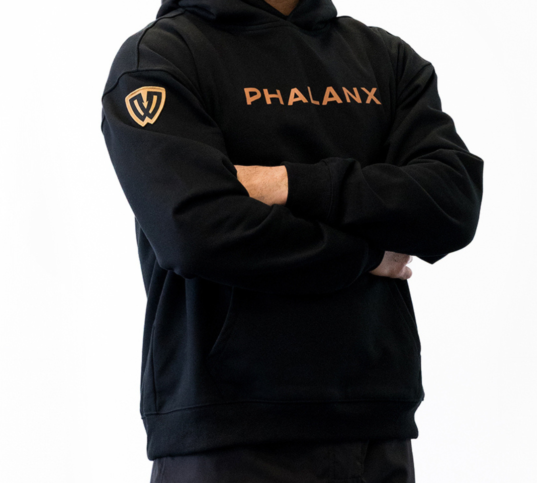 Phalanx Jiu Jitsu hoodies. High level Brazilian Jiu-jitsu athletic apparel, the best brand in BJJ Apparel.