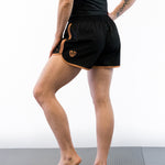 Phalanx Women's Jiu-jitsu BJJ fight shorts are perfect for training jiu-jitsu, No-Gi, grappling, MMA—mixed martial arts, Brazilian Jiu-jitsu, wrestling, and judo. It is also perfect for no gi JJ or gi jiu jitsu, and it can be worn at Spartan Race, Tough Mudder, Yoga, Surfing, Fitness—all athletics!