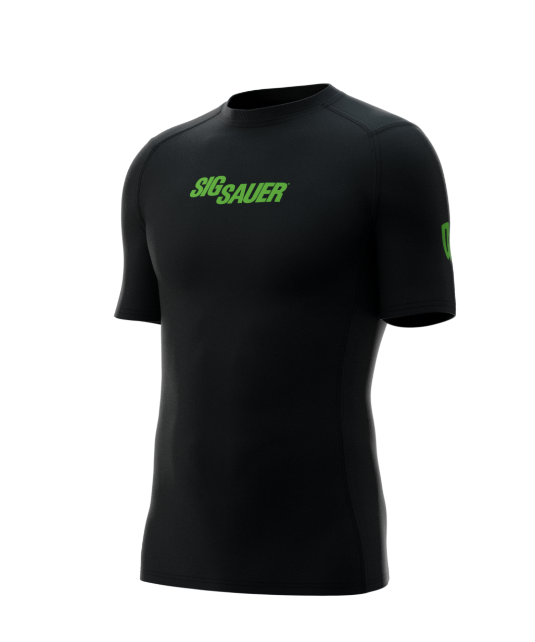 Phalanx x Sig Sauer bjj rash guard for jiu jitsu and mma, perfect for no gi JJ or gi jiujitsu, short sleeve rashguard, wear at Spartan Race, Tough Mudder, Yoga - all athletics!