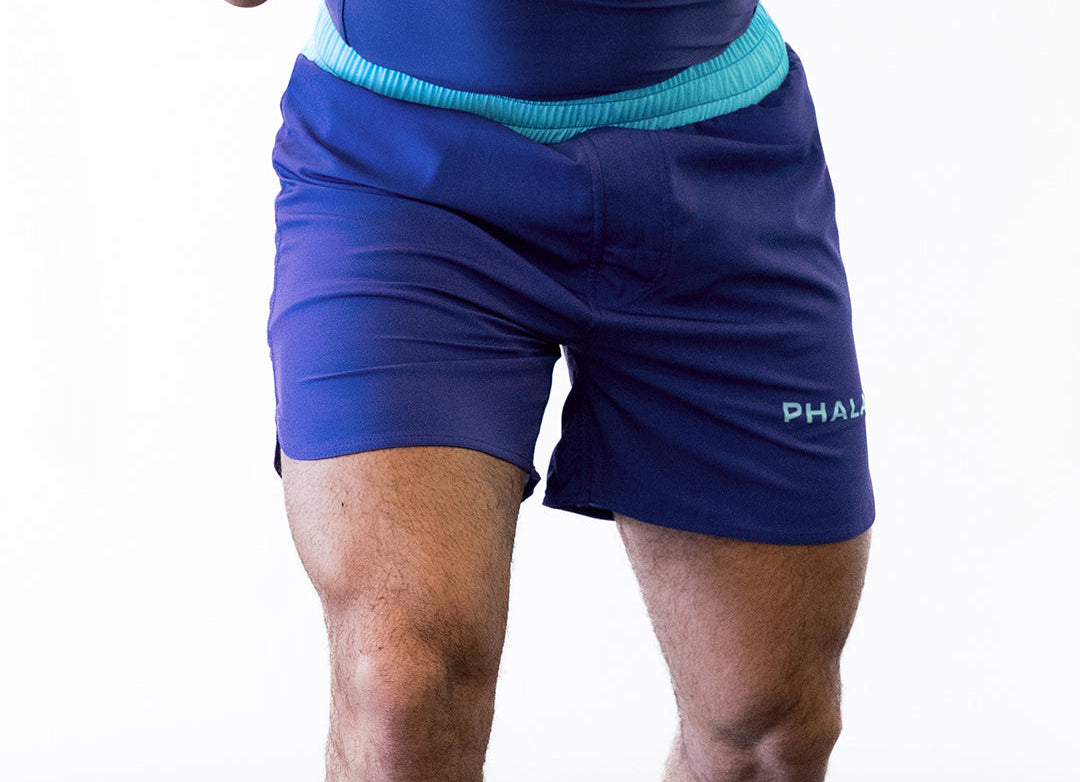 Phalanx Jiu-jitsu BJJ fight shorts are perfect for training jiu-jitsu, No-Gi, grappling, MMA—mixed martial arts, Brazilian Jiu-jitsu, wrestling, and judo. It is also perfect for no gi JJ or gi jiu jitsu, and it can be worn at Spartan Race, Tough Mudder, Yoga, Surfing, Fitness—all athletics!