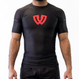 Phalanx Jiu-jitsu BJJ short-sleeve rash guard is perfect for training jiu-jitsu, no-gi grappling, MMA—mixed martial arts, Brazilian Jiu-jitsu, wrestling, and judo. It is also perfect for no-gi JJ or gi jiu-jitsu, and it can be worn at Spartan Race, Tough Mudder, Yoga—all athletics!