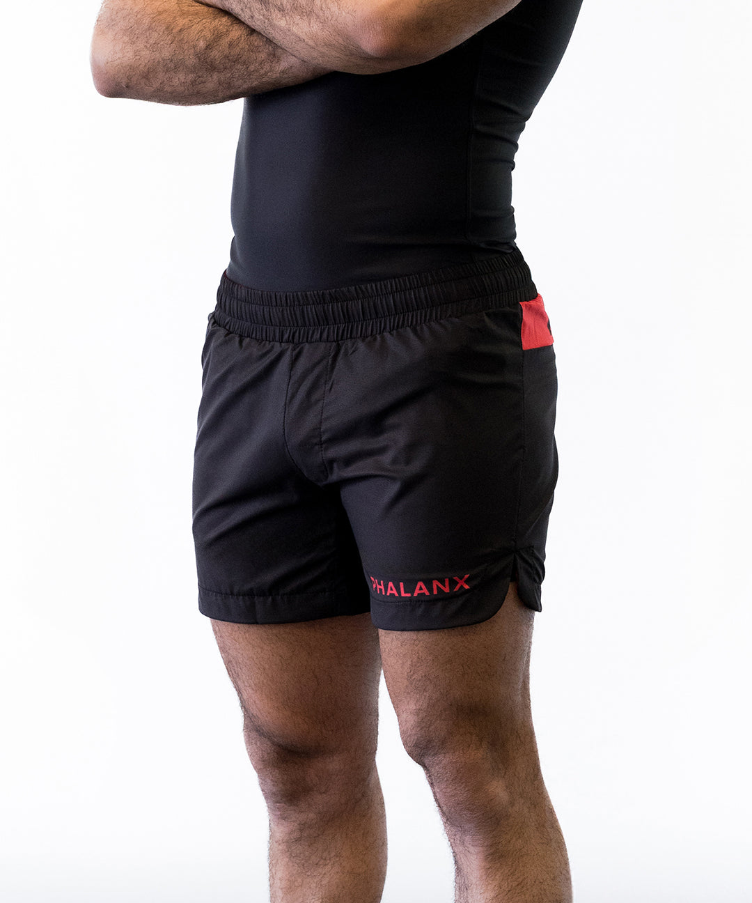 Phalanx Jiu-jitsu BJJ fight shorts are perfect for training jiu-jitsu, No-Gi, grappling, MMA—mixed martial arts, Brazilian Jiu-jitsu, wrestling, and judo. It is also perfect for no gi JJ or gi jiu jitsu, and it can be worn at Spartan Race, Tough Mudder, Yoga, Surfing, Fitness—all athletics!