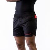 Phalanx Jiu-jitsu BJJ fight shorts are perfect for training jiu-jitsu, No-Gi, grappling, MMA—mixed martial arts, Brazilian Jiu-jitsu, wrestling, and judo. It is also perfect for no gi JJ or gi jiu jitsu, and it can be worn at Spartan Race, Tough Mudder, Yoga, Surfing, Fitness—all athletics!