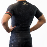 Phalanx Jiu-jitsu BJJ short-sleeve rash guard is perfect for training jiu-jitsu, no-gi grappling, MMA—mixed martial arts, Brazilian Jiu-jitsu, wrestling, and judo. It is also perfect for no-gi JJ or gi jiu-jitsu, and it can be worn at Spartan Race, Tough Mudder, Yoga—all athletics!
