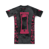 TAELOR MOORE GUILLOTINE BLOOD MOON WOMEN'S SHORT-SLEEVE RASH GUARD