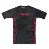 TAELOR MOORE GUILLOTINE BLOOD MOON SHORT-SLEEVE RASH GUARD
