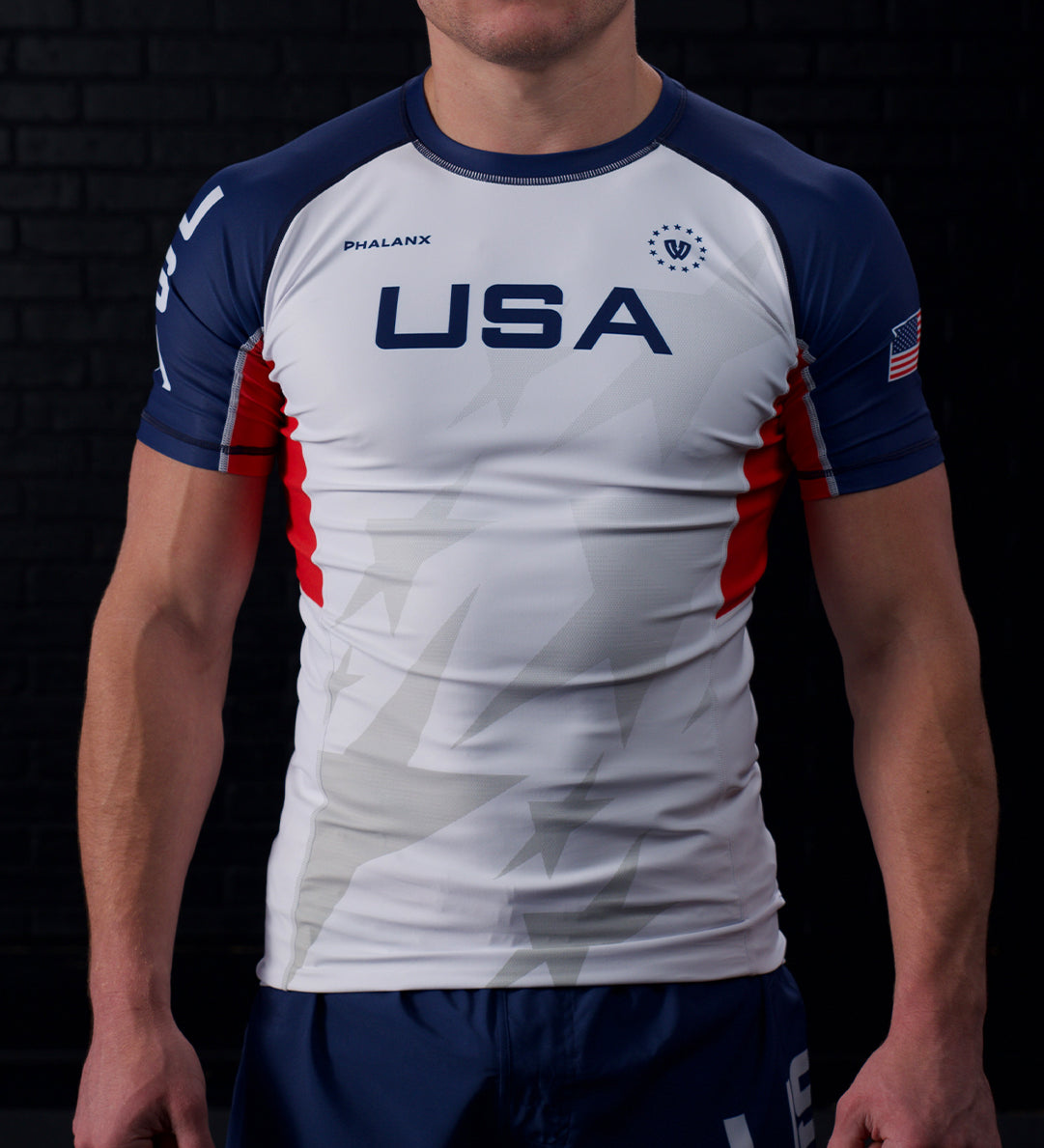 USA NATIONALS SHORT SLEEVE RASH GUARD