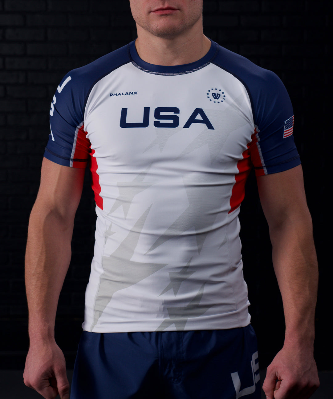 NATIONALS SHORT-SLEEVE RASH GUARD | USA