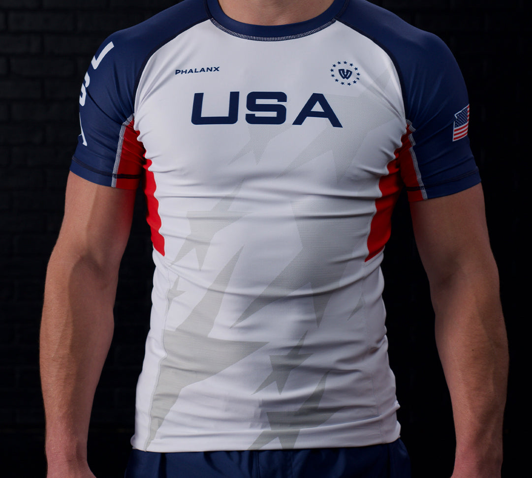 USA NATIONALS SHORT-SLEEVE RASH GUARD