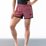 SUB HNTR II ATLA WOMEN'S JIU JITSU SHORTS | PLUM