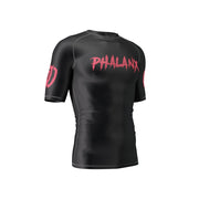 phalanx bjj rash guard for jiu jitsu and mma, perfect for no gi JJ or gi jiujitsu, short sleeve rashguard, wear at Spartan Race, Tough Mudder, Yoga - all athletics!