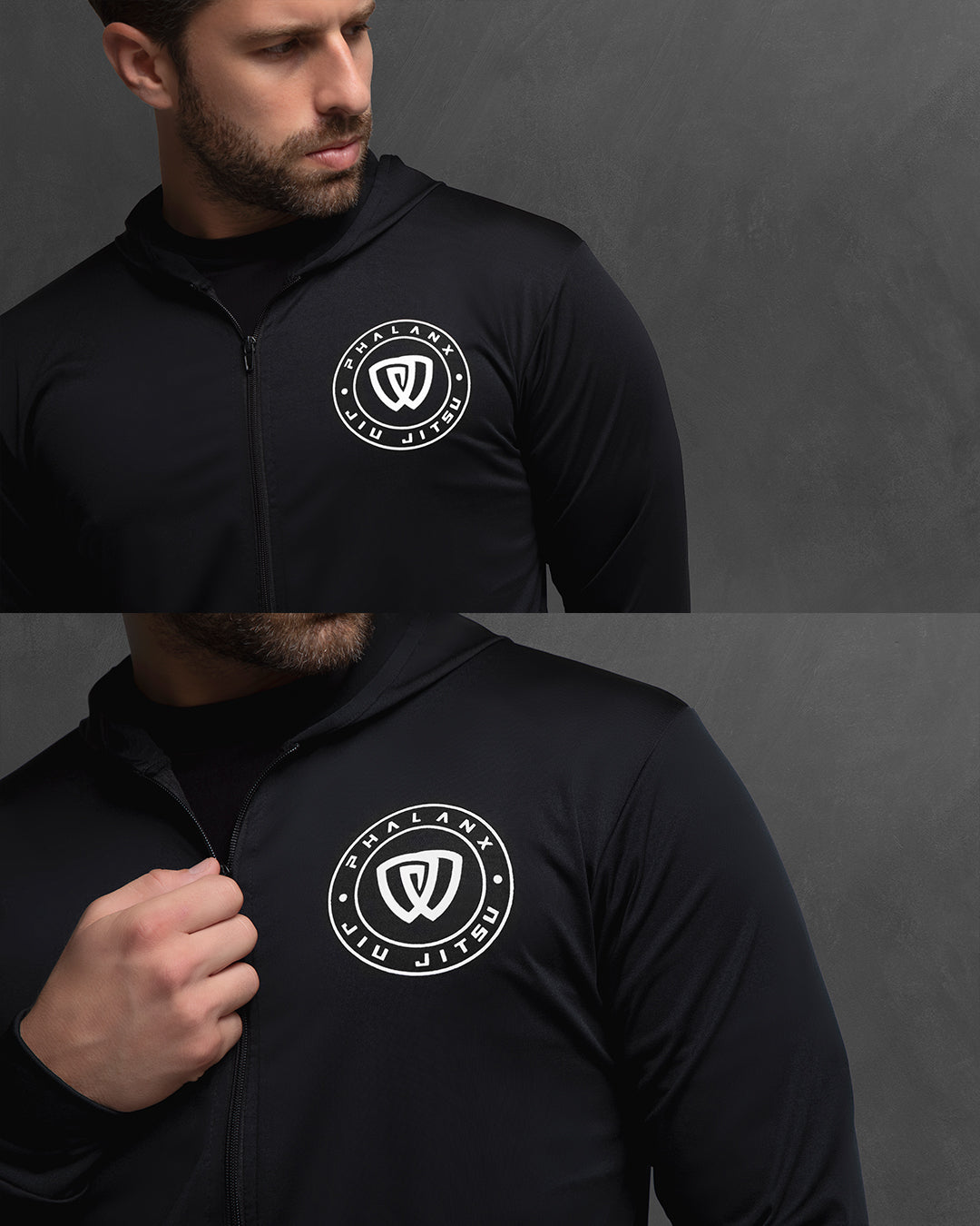 Phalanx Jiu Jitsu hoodies. Perfect for MMA  or BJJ off the mat. High level Brazilian Jiu-jitsu athletic apparel, the best brand in JJ