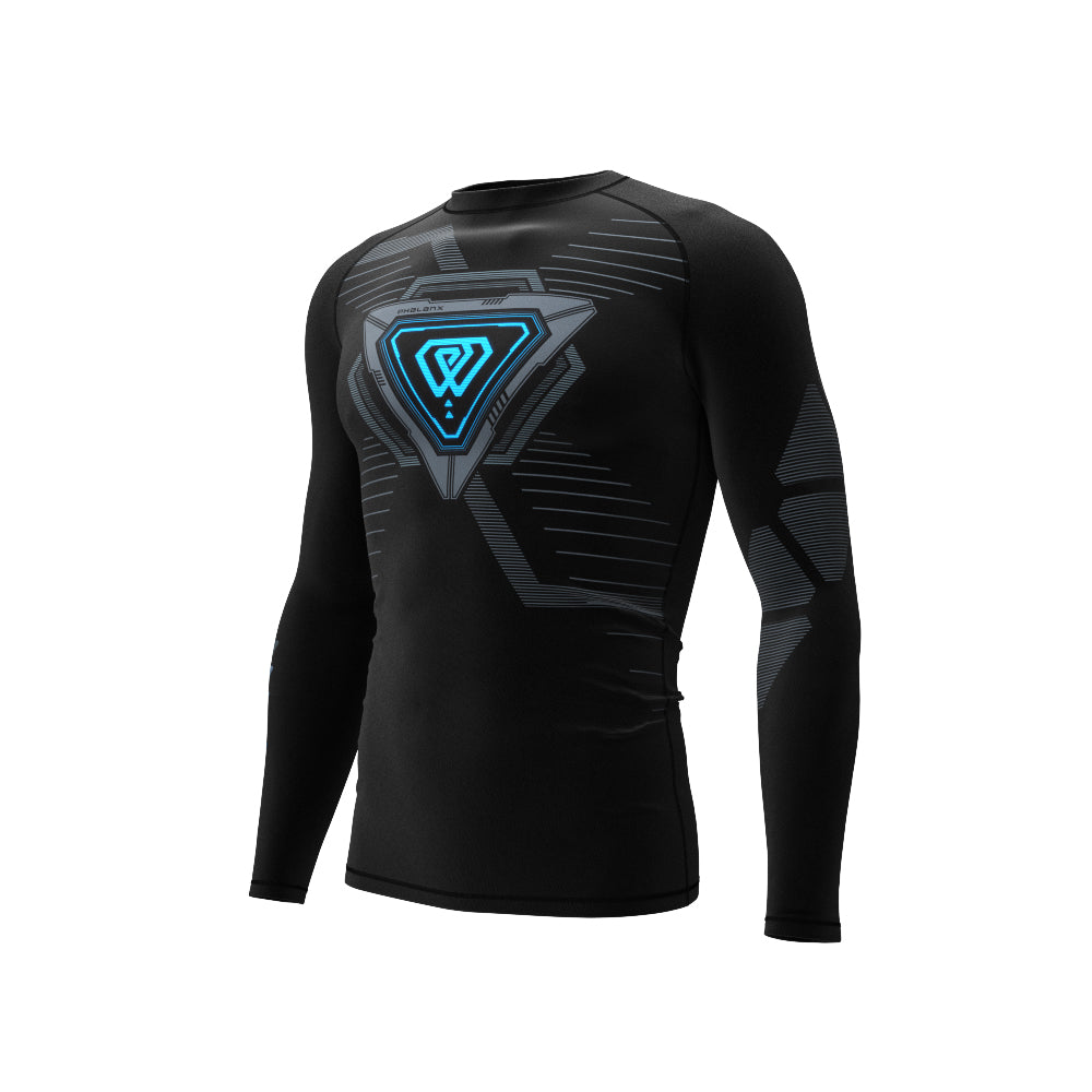 phalanx bjj rash guard for jiu jitsu and mma, perfect for no gi JJ or gi jiujitsu, short sleeve rashguard, wear at Spartan Race, Tough Mudder, Yoga - all athletics!