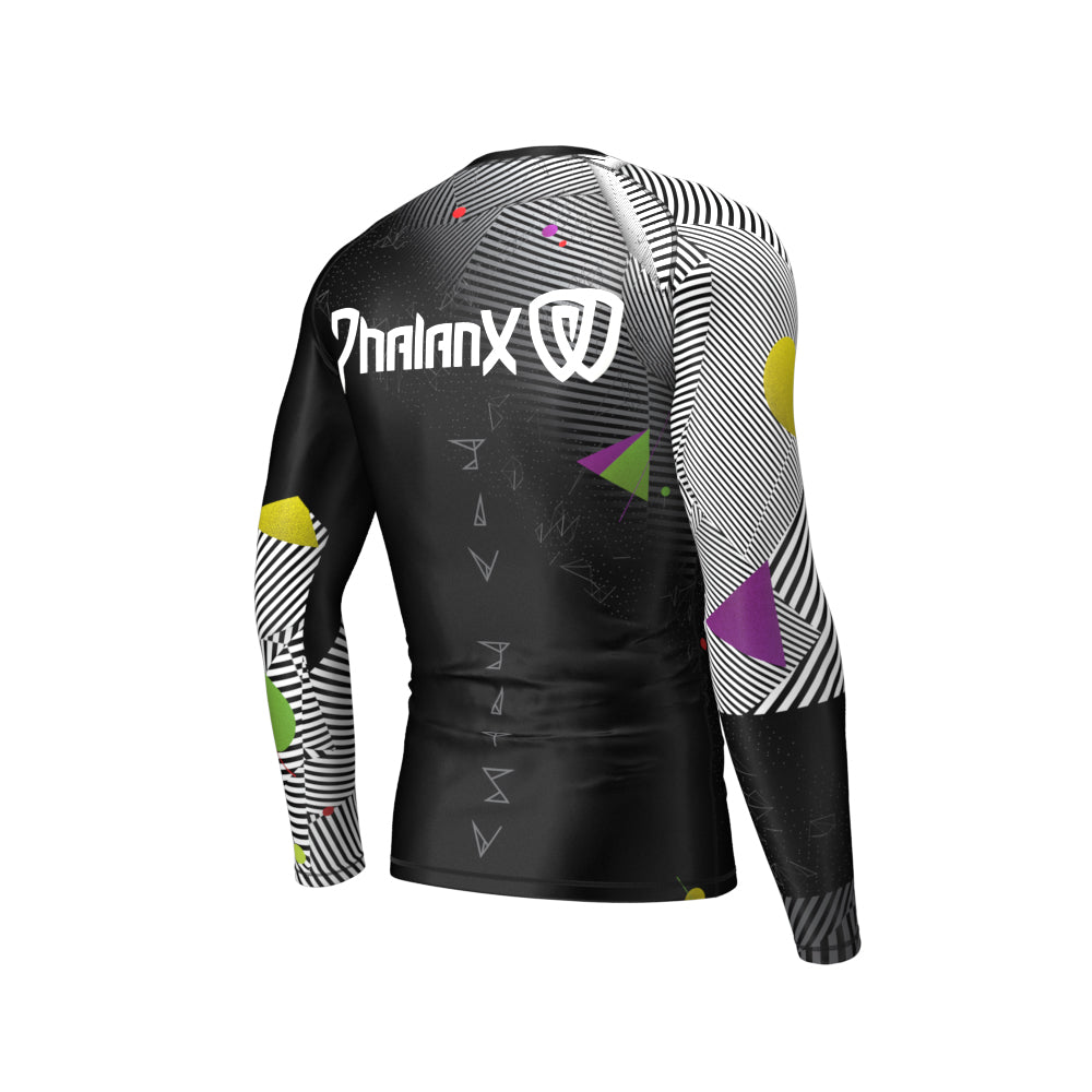 phalanx bjj rash guard for jiu jitsu and mma, perfect for no gi JJ or gi jiujitsu, short sleeve rashguard, wear at Spartan Race, Tough Mudder, Yoga - all athletics!