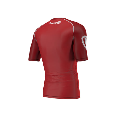 phalanx bjj rash guard for jiu jitsu and mma, perfect for no gi JJ or gi jiujitsu, short sleeve rashguard, wear at Spartan Race, Tough Mudder, Yoga - all athletics!